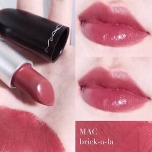 MAC Cosmetics Brick-o-la — Warm Rose Brown Lipstick
